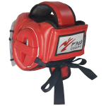 Шлем для единоборств Рэй-Спорт КРИСТАЛЛ-2, кожа, крепление в атрибутах